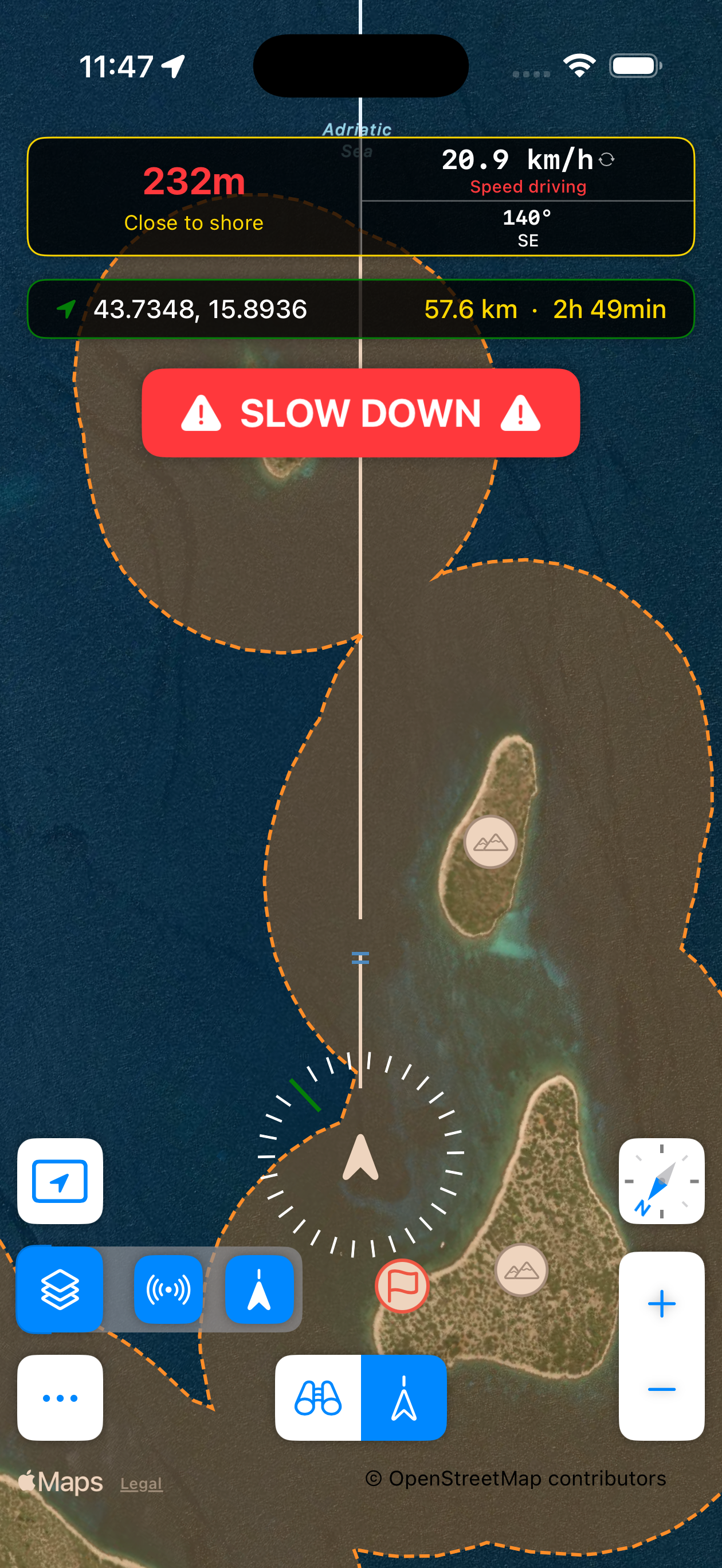 Sailor Real-time Navigation