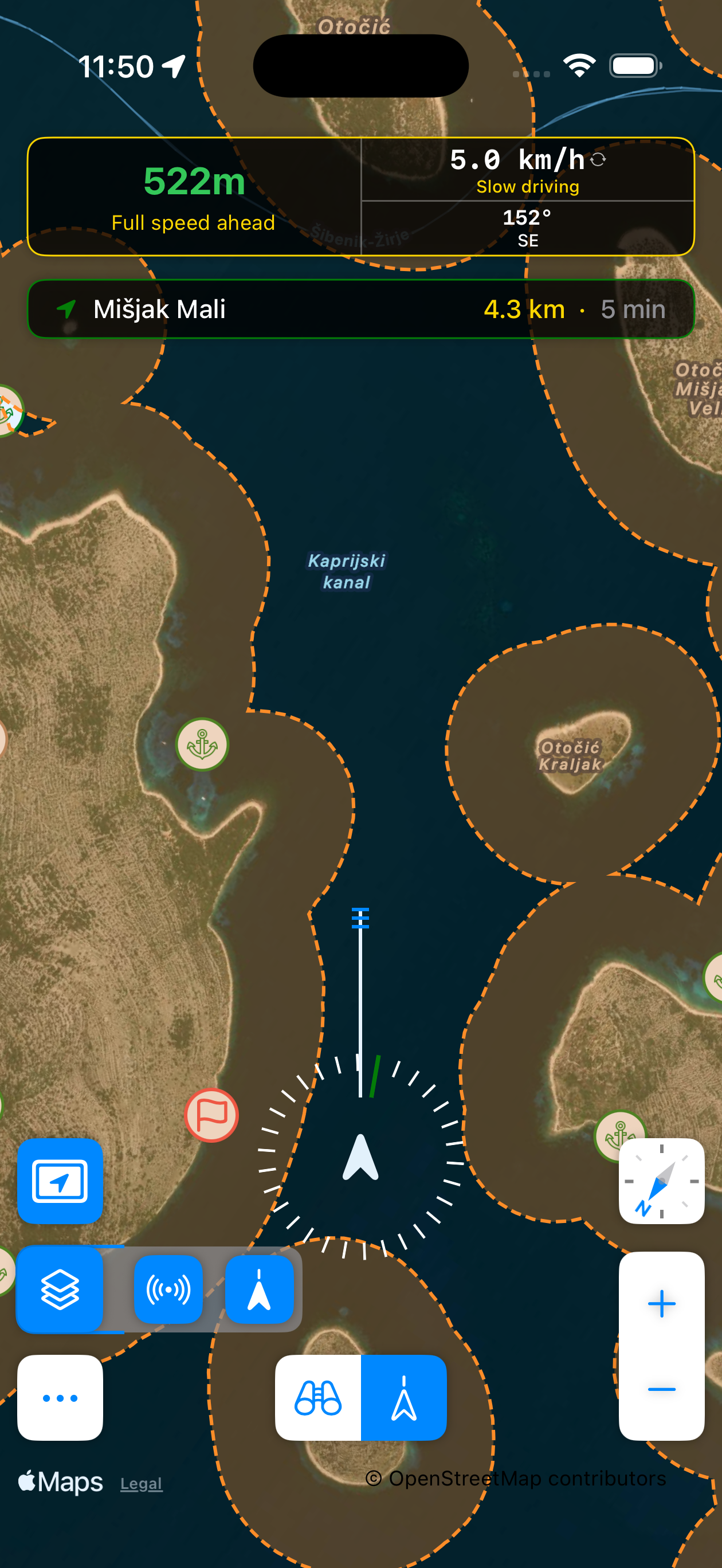 Sailor Real-time Navigation