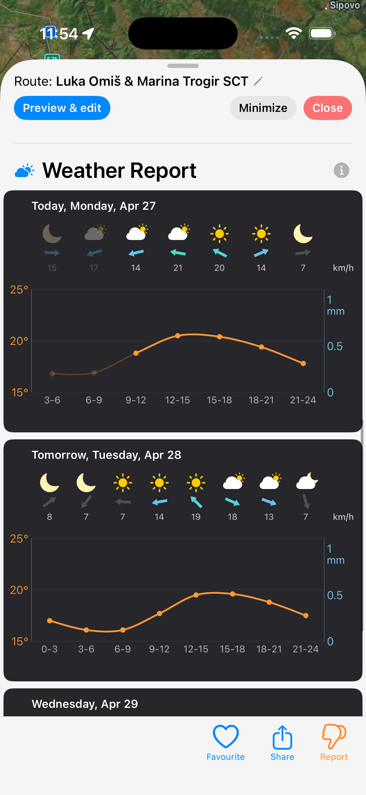 Sailor Weather Report